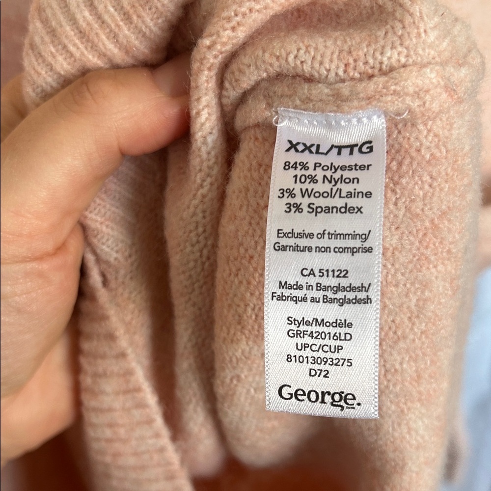 Pink Pearl-Studded Sweater - Picture 4 of 8